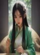 蓝色茉莉电影风格缩略图，优雅女人坐在破旧公寓里神情茫然，新旧落差构成强烈视觉反差